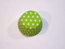 Lime Green Dotty Cupcake Papers